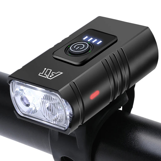 Feu Avant De Vélo LED Type-C, Phare De Vélo Rechargeable, Pour Vtt, Vélo De Route, Facile À Installer, Accessoires De Cyclisme